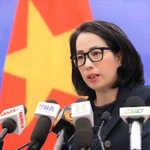 La porte-parole du ministère des Affaires étrangères Pham Thu Hang. Photo : VNA