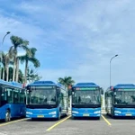 La première ligne de bus électrique sera inaugurée à Con Dao en décembre. (Photo d'illustration : SGGP)