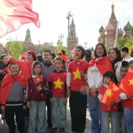 Expatriés vietnamiens en Fédération de Russie. Photo : VNA