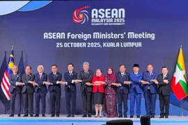Les déluégués à la Conférence des ministres des Affaires étrangères de l'ASEAN. Photo: VNA