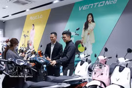 Le Vietnam s’impose aujourd’hui comme le troisième marché mondial des motos électriques, derrière la Chine et l’Inde. Photo: VNA
