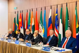 Intervenants à la Conférence antiterroriste BRICS+ 2025. Photo : VNA
