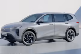 Le nouveau monospace électrique à sept places, le Limo Green. 