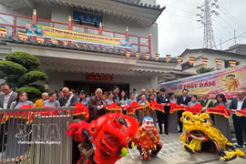 Cérémonie d’inauguration de la pagode Dai An Tokyo. Photo: VNA