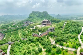 La pagode Bai Dinh est célèbre pour ses nombreux records asiatiques et vietnamiens. Photo: VNA