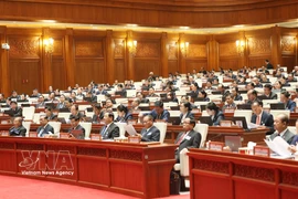 Première session de la 10e législature de l'Assemblée nationale du Laos. Photo : VNA