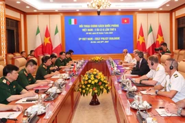 Panorama du 5ᵉ Dialogue sur la politique de défense entre le Vietnam et l'Italie. Photo: VNA