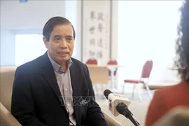 Le professeur Vu Minh Khuong, de l'École de politiques publiques Lee Kuan Yew. Photo: VNA