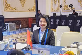 La docteure Pham Thi Thanh Loan, directrice générale de la société par actions de tourisme et de services commerciaux Viet-Viet Guangdong. Photo: VNA