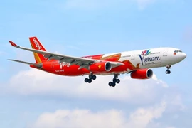 Un avion de la compagnie Vietjet. Photo: VNA