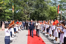 Le secrétaire général du Parti communiste du Vietnam (PCV) et président du Vietnam, To Lam (gauche), et le président sri-lankais Anura Kumara Dissanayake. Photo: VNA