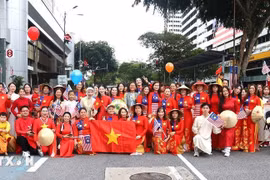 Un grand nombre de Vietnamiens résidant en Malaisie ont assisté à l'événement à Kuala Lumpur. Photo : Vien Luyen/VNA