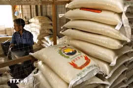 Un magasin de riz en Thaïlande. Photo: VNA