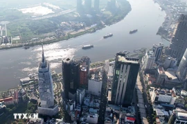 Une vue de Hô Chi Minh-Ville. Photo: VNA