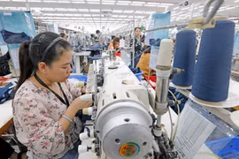 Les exportations de vêtements contribuent de manière significative aux exportations nationales. Photo : VNA
