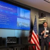 Le professeur associé Dr. Nguyen Huu Huan s'exprime lors du Forum d'affaires Vietnam-États-Unis tenu le 23 mars 2026 à New York. Photo: VNA