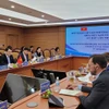 La 9e session du Dialogue économique de haut niveau Vietnam–France se tient le 6 novembre à Hanoï. Photo: VNA