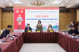 Conférence de presse publiquant rencontre de printemps 2025 entre les localités frontalières vietnamiennes et chinoises. Photo: VNA