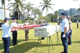 Le Vietnam et les États-Unis organisent le 19 avril à Da Nang la 169e cérémonie de rapatriement des dépouilles de militaires américains portés disparus pendant la guerre du Vietnam. Photo: ministère des Affaires étrangères