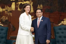 Le Premier ministre Pham Minh Chinh a reçu mardi matin 30 septembre María Victoria "Marí" Zingoni, directrice générale (PDG) des activités Power du groupe américain GE Vernova, en visite de travail au Vietnam. Photo: VNA