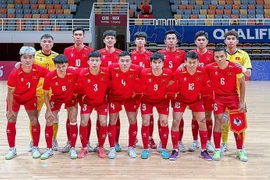 L'équipe vietnamienne de futsal se prépare pour la Coupe d'Asie de futsal de l'AFC 2026. Photo: VNA