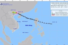 Le typhon Matmo s’affaiblit après avoir touché la province du Guangxi (Chine). Photo: VNA