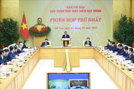 Le Premier ministre Pham Minh Chinh lors de la réunion. Photo: VNA