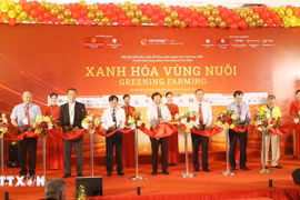 L'ouverture de la Foire internationale de l'aquaculture VietShrimp 2025. Photo: VNA