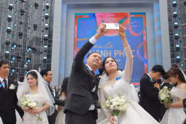 Le 6 décembre, sur la place Dong Kinh Nghia Thuc à Hanoï, le ministère de la Culture, des Sports et du Tourisme a inauguré l’événement « Vietnam Happy Fest 2025 ». Photo: Vietnam+