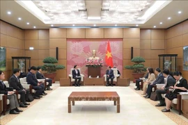 Lors de la rencontre. Photo : VNA