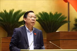 Phan Van Mai, président de la Commission économique et financière de l'Assemblée nationale à la 9e session de la 15e Assemblée nationale. Photo: VNA