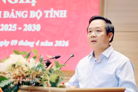 Pham Quang Ngoc élu secrétaire du Comité provincial du Parti de Hung Yen. Photo: VNA