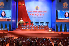 Ouverture du 14e Congrès des syndicats du Vietnam pour le mandat 2026-2031. Photo: VNA