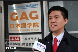 Nguyen Duy Anh, président d’honneur de l’Association des Vietnamiens dans la préfecture de Fukuoka au Japon et secrétaire général du Réseau mondial pour l'enseignement du vietnamien et de la culture vietnamienne. Photo: VNA