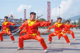 L'esprit de passion pour les arts martiaux a été préservé et transmis de génération en génération par les habitants de Binh Dinh, terre des arts martiaux. Photo : Vietnam+