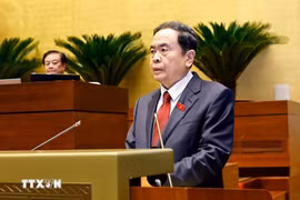 Le président de l’AN Trân Thanh Mân à l'ouverture de la 15e législature de l’Assemblée nationale (AN). Photo: VNA