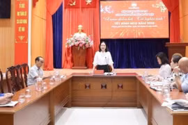 Conférence de presse du Comité du Front de la Patrie du Vietnam (FPV) de Ho Chi Minh-Ville sur des actions sociales du Têt 2026. Photo: VNA