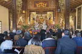 La communauté vietnamienne en France se rassemble à l'occasion du Têt. Photo: VNA