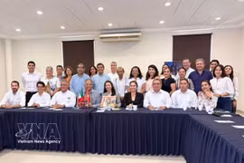 Séminaire de mise en relation entre des entreprises vietnamiennes et celles de l'État de Veracruz. Photo: VNA
