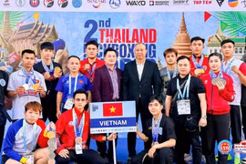 Le Vietnam a marqué une forte empreinte à la Coupe du monde de kickboxing 2026 (2nd Thailand Kickboxing World Cup) en se classant troisième au classement général. Photo: Fédération de kickboxing du Vietnam