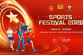 Le Sports Festival 2026 réunira, de juillet à septembre à Phan Thiet, une dizaine de disciplines sportives et près de 17.000 participants. Photo: tdtt.gov.vn.jpg