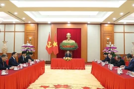  Entretien téléphonique entre To Lam et Xi Jinping. Photo: VNA