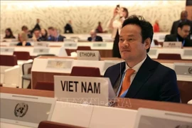 L'ambassadeur Mai Phan Dung, représentant permanent du Vietnam auprès des Nations Unies (ONU), de l'Organisation mondiale du commerce (OMC) et d'autres organisations internationales à Genève. Photo : VNA