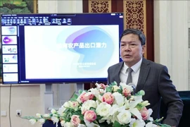 Nong Duc Lai, conseiller commercial du Vietnam en Chine. Photo: VNA
