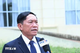 Le directeur général de l’Agence de presse lao (KPL), Vannasin Simmavong. Photo: VNA