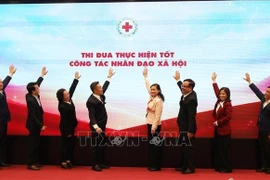 Cérémonie de lancement du mouvement d'émulation 2026 de la Croix-Rouge du Vietnam. Photo : VNA