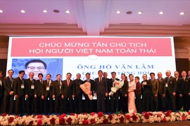 Les délégués au congrès de l’Association des Vietnamiens en Thaïlande pour le mandat 2026-2028. Photo: VNA