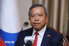 Le ministre lao des Technologies et de la Communication, Boviengkham Vongdara. Photo: VNA