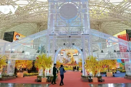 La Foire du Printemps 2026, organisée du 2 au 13 février au Vietnam Exposition Center (VEC) à Hanoï. Photo : VOV/CVN 