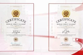 Le village de céramique de Bat Trang et celui de soie de Van Phuc, à Hanoï, sont désormais membres du Réseau des Villes créatives de l'UNESCO (UCCN). Photo: VietnamPlus